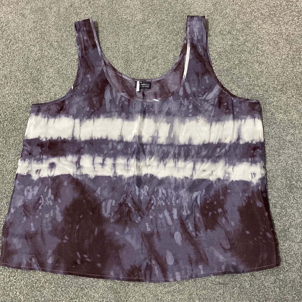 Sparkle & Fade tie dye tank, NWOT